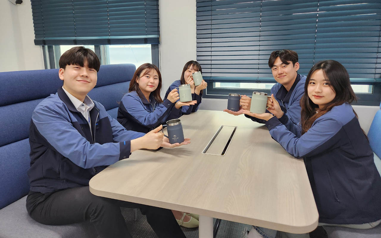 화승알앤에이, 1회용품 줄이기 앞장…”전 직원 텀블러 사용” < 업계 뉴스 < 뉴스 < 기사본문 - 오토뷰