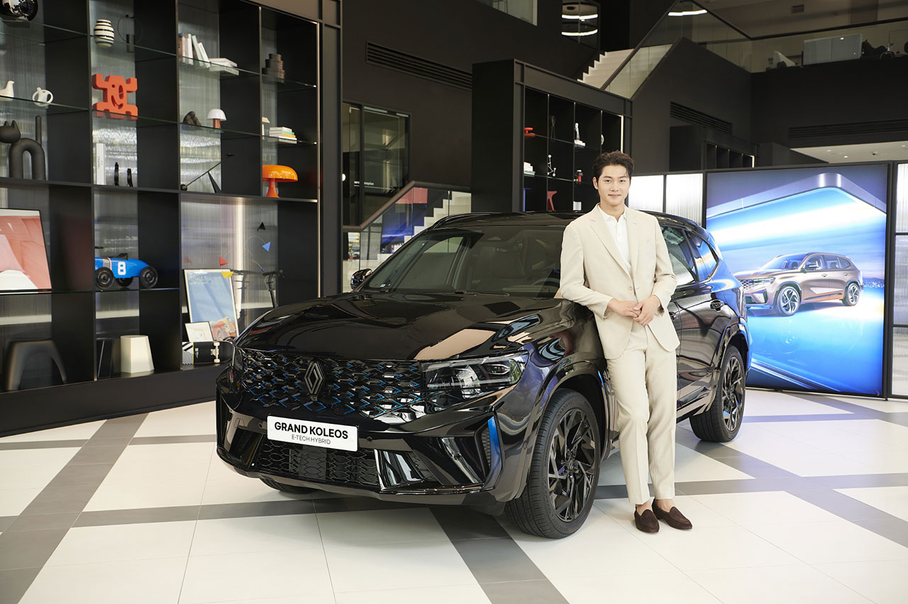 뉴 르노 그랑 콜레오스 앰버서더로 임명된 펜싱 금메달리스트 오상욱 선수