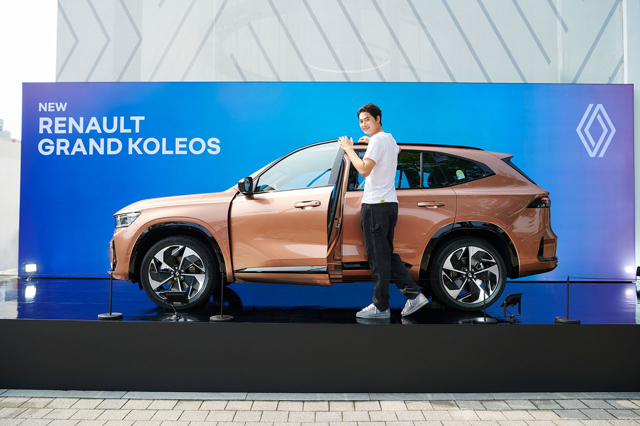 뉴 르노 그랑 콜레오스 앰버서더로 임명된 펜싱 금메달리스트 오상욱 선수