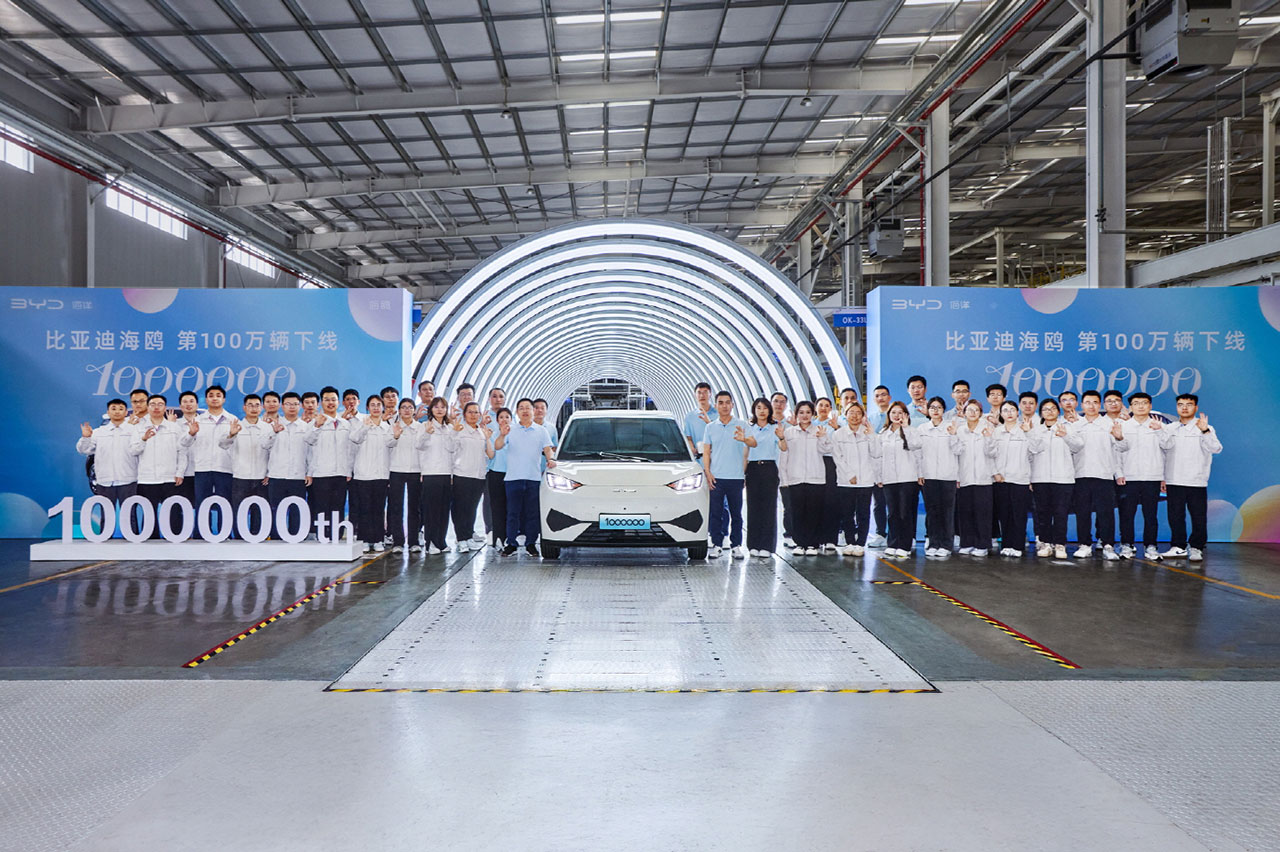 BYD 씨걸, 출시 27개월 만에 100만 대 판매 돌파