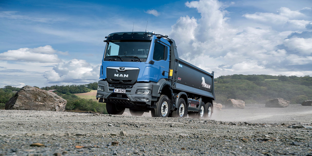 만트럭버스 뉴 MAN TGS 540마력 덤프트럭